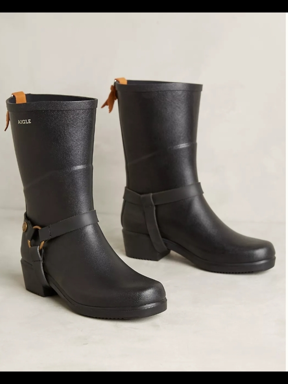 Anthropologie Aigle Miss Julie Boots Sz 35 Women's 5 or Kids 3 - Picture 3 of 5